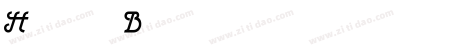 Henry Bold字体转换